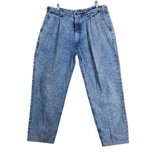 Vtg 80s Levis SilverTab Blue Jeans Mens 38x34 Gen 1 Baggy Tapered USA (35x29.5)